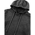 thumbnail image 4 of Ma Croix Womens Crop Top Hoodie Long Sleeve Casual Fleece Hooded Sweatshirt, 4 of 7