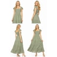 thumbnail image 3 of FashionStream Smocked Bodice Tiered Sundress, Women's, 3 of 5