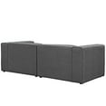 thumbnail image 2 of Modway Mingle Ensemble de Canapé Sectionnel Contemporain Moderne 2 Pcs en Gris, 2 of 4