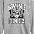 thumbnail image 3 of Instant Message - Swing For The Fences - Kids Long Sleeve Tee, 3 of 6