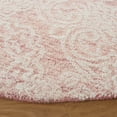 thumbnail image 3 of SAFAVIEH Metro Elmer Medallion Area Rug, Dark Pink/Ivory, 6' x 6' Round, 3 of 8