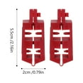 thumbnail image 2 of unbranded Ensemble de 2 Verrous de Sécurité en Plastique Rouges pour Interrupteurs Sécurisés, 2 of 7