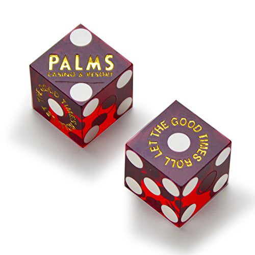 of Official 19mm Casino Dice Used at the Palms Casino by Brybelly by Brybelly 2 Pair