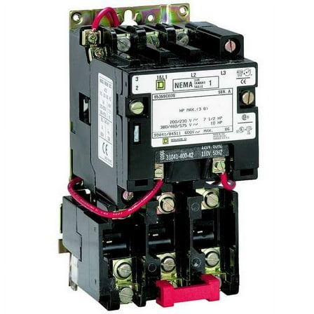 Square D MagneticMotorStarter,Thermal,220/240VAC 8536SAO12V03