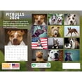Pitbull Pitt Bull Gifts Calender Dog Breed 2024 Wall Calendar Pitbull