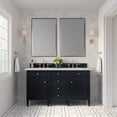 thumbnail image 4 of James Martin Vanities 650-V60D-UGR-3LDL Brittany 60" Double Basin Poplar Wood Vanity Set -, 4 of 4