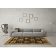 thumbnail image 3 of Ahgly Company Indoor Rectangle Abstract Brown Contemporary Area Rugs, 3' x 5', 3 of 4