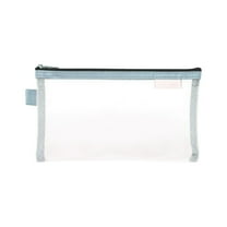 Pencil Pouch Transparent Stationery Pouch Pencil Bag with Zipper and Clear Window Large Capacity Pencil Case Stationery Box Small Cosmetic Bag Pen Case for Home Office College