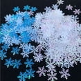 thumbnail image 2 of 300PCS Christmas Snowflake Confetti Decorative Glitter Confetti Table Confetti, 2 of 9
