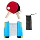 thumbnail image 2 of Juego de paletas de pong, juego de tenis de mesa, suministros, raquetas y pelotas de ejercicio, red retráctil con postes para gimnasio en casa al Azul, 2 of 8