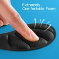 thumbnail image 5 of Back of Heel Cushion Pads, Adhesive Heel Grips Inserts for Boots, Loose Shoes Too Big, Reusable Heel Guards Liners for Women Men, Improve Shoe Fit,4PCS-Black+4PCS-Black, 5 of 5