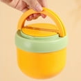 thumbnail image 4 of Breakfast Cups with Lids and Spoon, Reusable Cereal Yogurt Cup, Plastic Oats Container for School Office Car, Portable, Leak Proof Locking Lid, Orange, 4 of 6