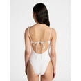 thumbnail image 3 of No Boundaries Crinkle One-Piece Swimsuit, Women’s, 3 of 5