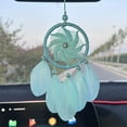 thumbnail image 1 of Wzzjkit Colorful Car Pendant Crochet Car Rearview Mirror Ornament, 1 of 6