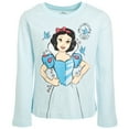 thumbnail image 4 of Disney Princess Rapunzel Snow White Ariel 3 Pack Long Sleeve T-Shirts Toddler to Big Kid, 4 of 5
