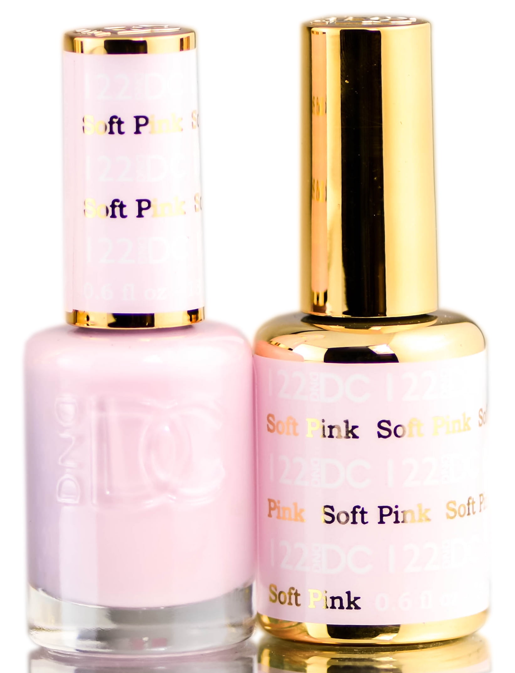 Soft Pink 122 DND DC Pinks GEL POLISH DUO Gel Lacquer 0 5 Oz Matching Nail Polish Color 0 