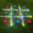 thumbnail image 1 of Juego Giant Tic Tac Toe para exteriores con luz que brilla en la oscuridad, 1 of 7