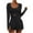 Black, variant on gakvbuo Jumpsuits For Women Summmer Dressy Wedding Womens Workout Romper Outfits Long Sleeve Running Onesie Open Back Exercise Waisted Yoga Jumpsuits