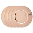 thumbnail image 1 of 16 in. Charger Plates with Hammered Rim - Decor Copper, Set of 4, 1 of 1