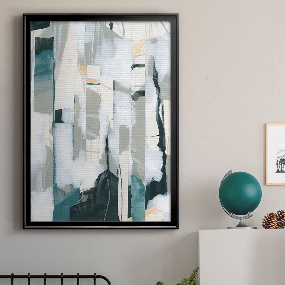 Sea Cavern Strata I Premium Framed Print, in Gold, Black, or Silver - Ready to Hang