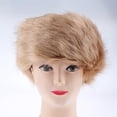 thumbnail image 2 of Mujeres Diadema Sintética Gorro de Orejeras de Invierno Sombrero de Esquí , tal se describe Macarena Sombrero de piel sintética de invierno, 2 of 6