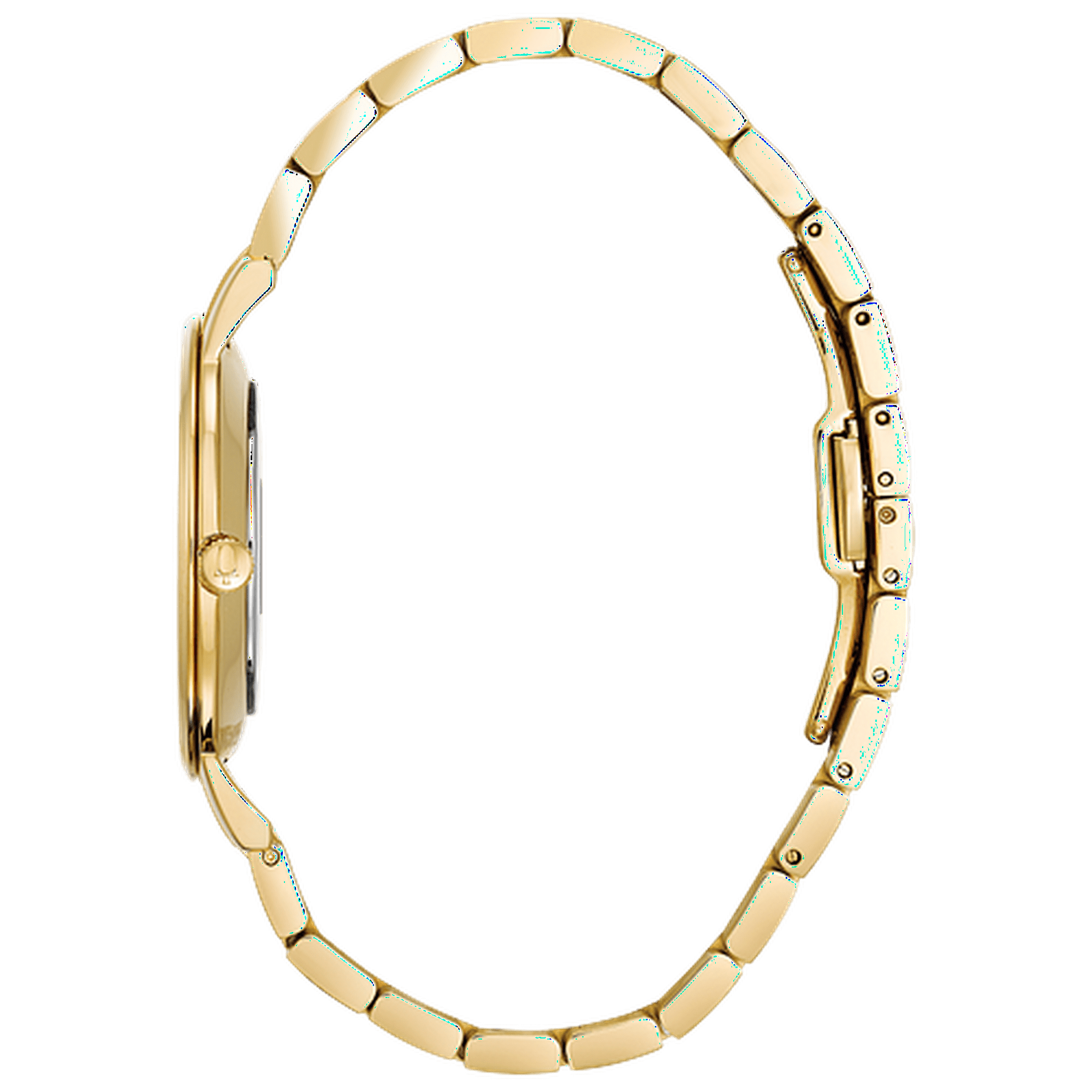 Bulova Women s Diamonds Quartz Gold Tone Stainless Steel Casual Watch Color Gold Model 97P123 Walmart