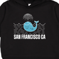thumbnail image 3 of Inktastic San Francisco California Whale Watching Toddler Hoodie, 3 of 4