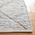 thumbnail image 3 of SAFAVIEH Vintage Leather Zachariah Geometric Area Rug, Light Grey/Natural, 5' x 8', 3 of 8