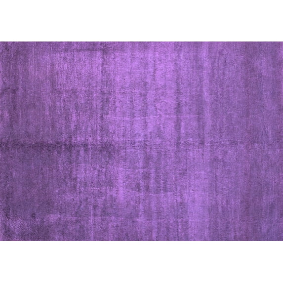 Ahgly Company Indoor Rectangle Abstract Purple Contemporary Area Rugs, 5' x 8'