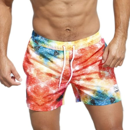 Taddlee Men's Beach Board Shorts - Swim Trunks For Swimming, Surfing, Casual Wear