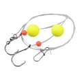 thumbnail image 4 of Mosiee 3Pcs Sand Swamp Perch Rig With Fishing Hooks 35Lb, 4 of 9