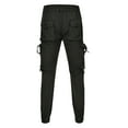 thumbnail image 5 of LIUJUNSHOP Casual Men's Cargo Pants Men's Drawstring Waist Cargo Work Pants Loose Fit Lightweight Breathable Trousers with Multiple Pockets, 5 of 9