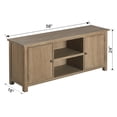 thumbnail image 4 of Finch Westport Media Console Antiqued Wood, 4 of 9