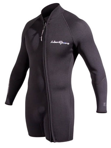NeoSport Waterman 5mm Step-in Jacket Scuba Diving Wetsuit Men's Black All Sizes 