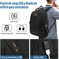 thumbnail image 3 of Mochila Antirobo Nanwei Mochila para Portátil con Puerto de Carga USB y de Auriculares 15.6 Pulgadas, 3 of 3