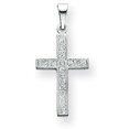 thumbnail image 1 of Charme Croix Blanche en Or Blanc 14K, 1 of 2