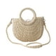 thumbnail image 5 of Bolso Tejido Fernando Bolsa de Compras de Cuerda de Papel para Verano Camping Playa Viajes Mujeres Beige, 5 of 8