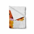 thumbnail image 2 of Letter T Soft Flannel Fleece Blanket, T Shaped Floral Arrangement with Summer Themed Daisies Plant Design Warm Weather, Cozy Plush for Indoor and Outdoor Use, 60" x 80", Multicolor, by Ambesonne, 2 of 6