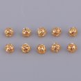 thumbnail image 2 of AMLESO 10Pcs Metal Filigree Hollow Loose Spacer Bead for Jewelry Making Craft 3.5mm, 2 of 8