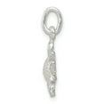 thumbnail image 2 of 925 Sterling Silver Solid Polished Floral Charm Pendant Necklace Measures 21x14mm Wide - Bead Charm for Women, 2 of 4