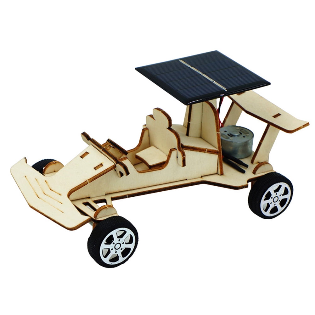Science Experiment Production Solar Car Assembled Model DIY Materials Kit 
