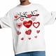 thumbnail image 2 of T-Shirts for Men, Love Heart Tree Branch Crew Neck Cotton T-Shirt Men's Short Sleeve Valentine's Day Love Style, 2 of 8