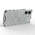 thumbnail image 5 of for iPhone 16e Case Heavy Duty Shockproof Rugged Honeycomb Patterned Design Phone Cases, Anti-Drop, Dual Layer Translucent Protective Cover Women Men For iPhone 16e,Black, 5 of 6