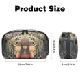 thumbnail image 5 of Bohemia Travel Organizer Hard Drive Bags Cable Organizer Multi USB Cable Organizer Oxford Cloth Waterproof Electronics Storage Bag 5.9x9.44x3.14 in, 5 of 6