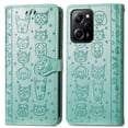thumbnail image 1 of Funda Cartera FOXDOCK para XIAOMI POCO X5 Pro , Flip PU con Relieve de Gatos y Perros, Tarjetero y Soporte, 1 of 6