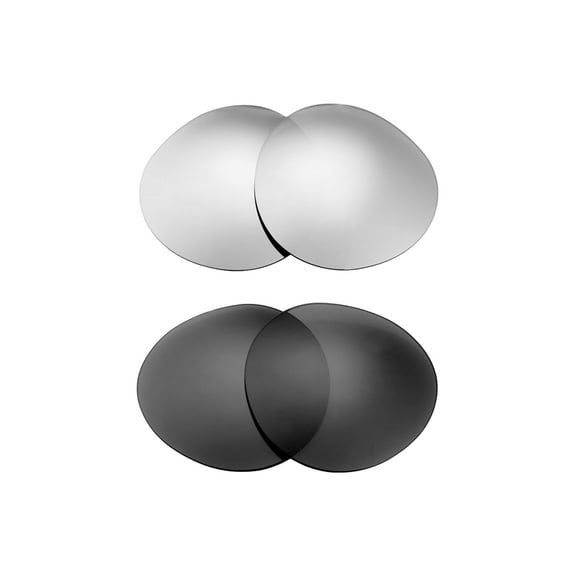 Walleva Polarized Titanium   Black Replacement Lenses For Ray-Ban RB2180 51mm