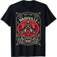 thumbnail image 1 of Nashville Camiseta Tennessee Retro Country Music Vintage Camiseta, 1 of 2