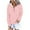 Pink, variant on FDGIU Women's 2025 Hoodies - Long Sleeve Crewneck Pullover Sweatshirts with Pockets, Plus Size Fleece Loose Fit Fall Fashion