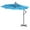 Turquoise, variante sur Costway Parasol Déporté de Patio 10 Pieds à Énergie Solaire avec 32 DEL, Extérieur, Beige