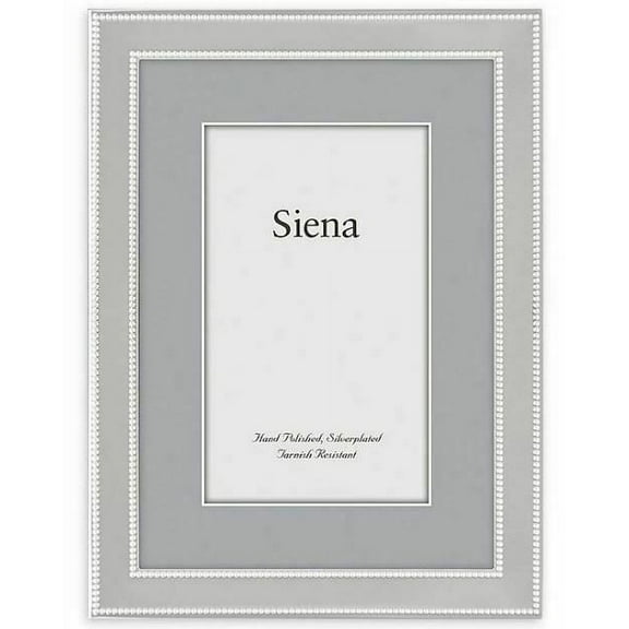 Siena Beaded Frame Silver 8x10